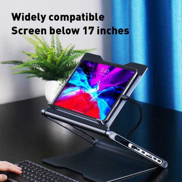 Lapstop Stand With 8-in-1 Docking Station - Image 6