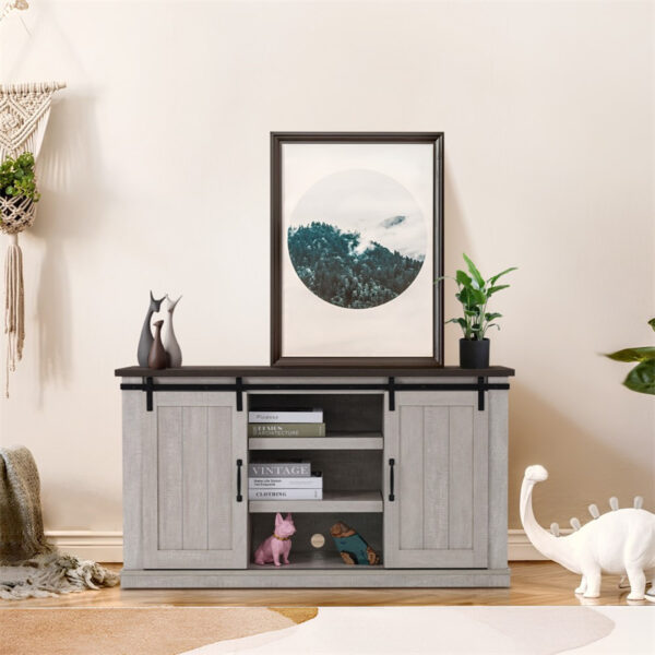 Vintage Home Living Room Wooden TV Cabinet - Image 3