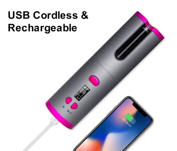Curling Iron USB Wireless Multifunctional Charging Curler - Image 6