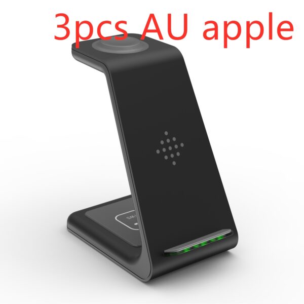 3 In 1 Fast Charging Station Wireless Charger Stand Wireless Quick Charge Dock For Phone Holder - Image 4