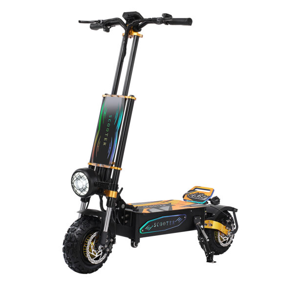 Electric Scooter Motor Power 6000W Battery Capacity 60V 40Ah Tire Size 11inches Max Speed 75-85KM - Image 2