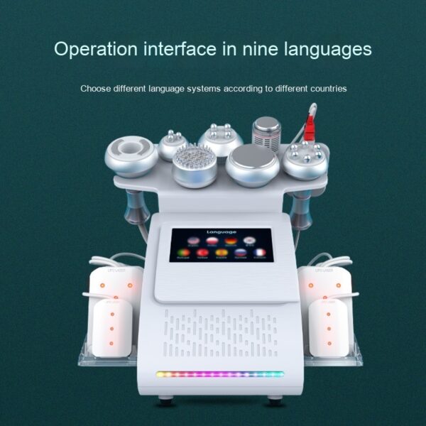 Desktop 80K Nine-in-one Slimming Instrument Multifunctional Body Beauty Device - Image 4