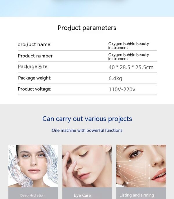 3-in-1 Three-dimensional Oxygen Rejuvenation Beauty Instrument - Image 7