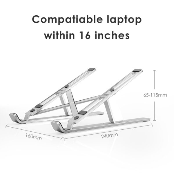 Laptop stand cooling portable adjustable stand - Image 8
