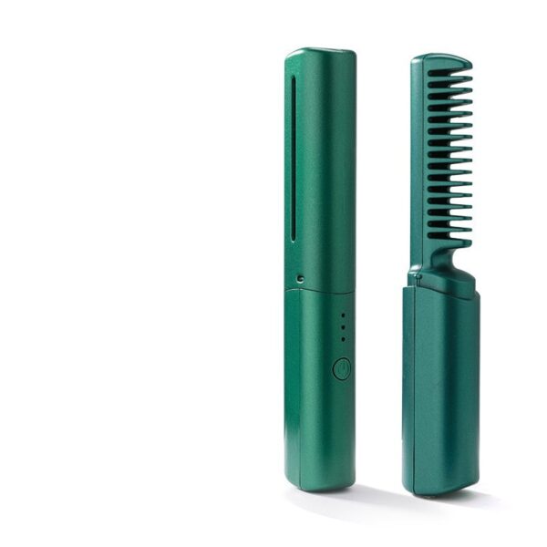 Professional Wireless Hair Straightener Curler Comb Fast Heating Negative Ion Straightening Curling Brush Hair Styling Tools - Image 2