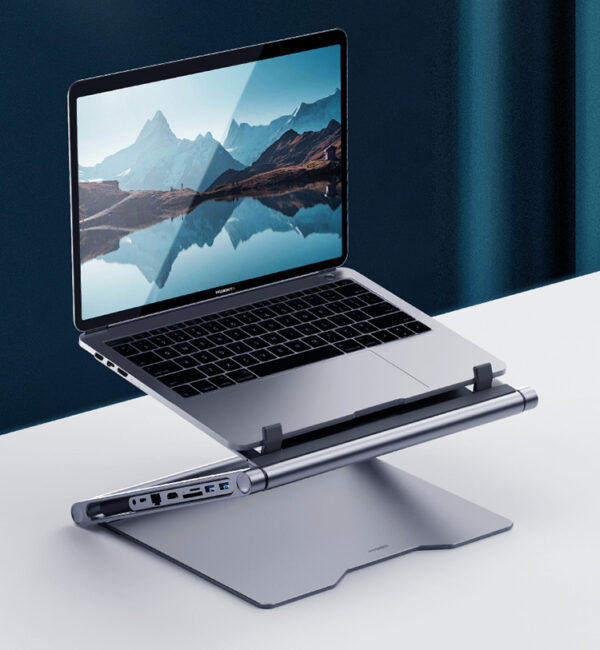 Lapstop Stand With 8-in-1 Docking Station - Image 8