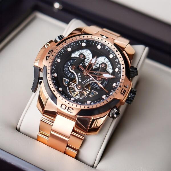 Men's Mechanical Watch Large Dial Waterproof Strong Luminous - Image 4