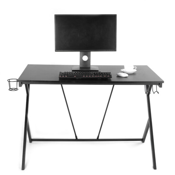 Modern Ergonomic RShape Frame Stable Gaming Table Computer Desk for Home Office Working Use - Image 2