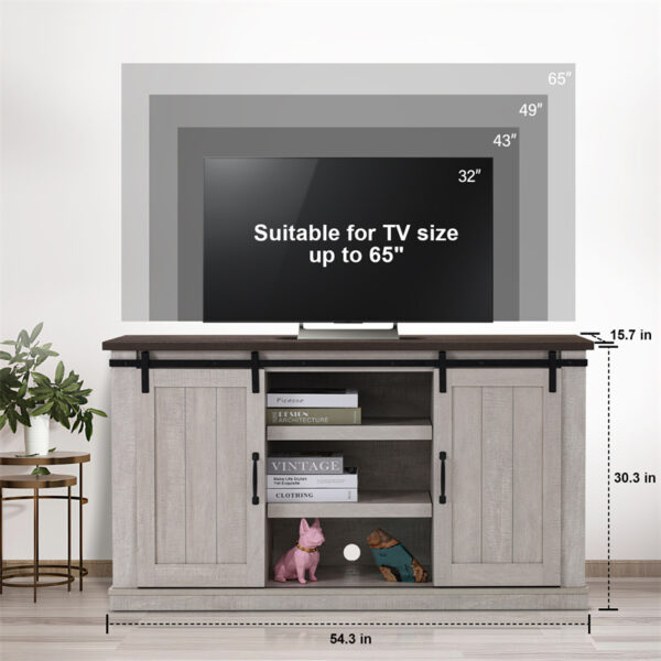 Vintage Home Living Room Wooden TV Cabinet - Image 7