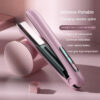Wireless Hair Straightener Flat Iron Mini 2 IN 1 Roller USB 5000mAh Max 200 Degree Portable Cordless Curler 4 Levels Dry And Wet Uses
