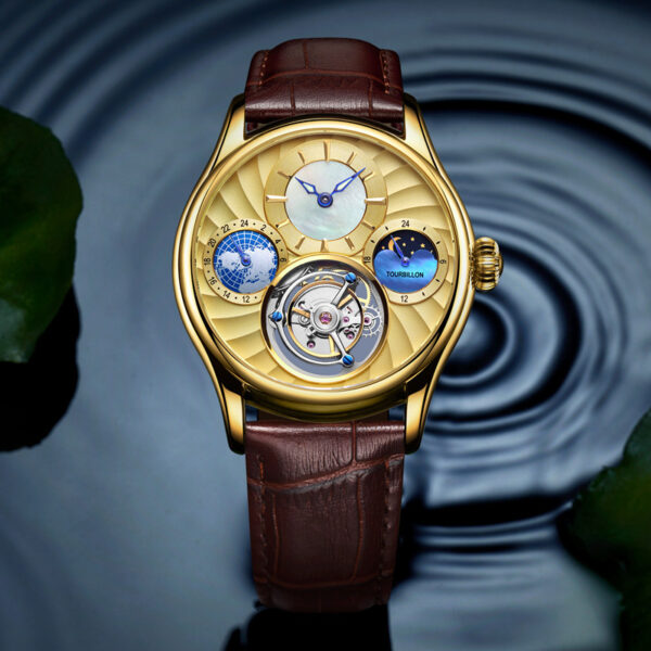 Hollow automatic men's business mechanical watch - Image 3