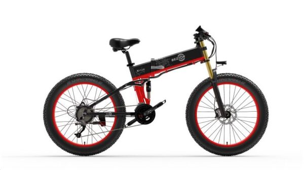 BEZIOR X PLUS E-Bike E-bicycle 1500W Motor 26x4.0  Fat Tire Black Grey - Image 5