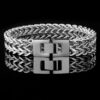 Stainless Steel Bracelet Retro Double Titanium Steel Cuban Link Chain