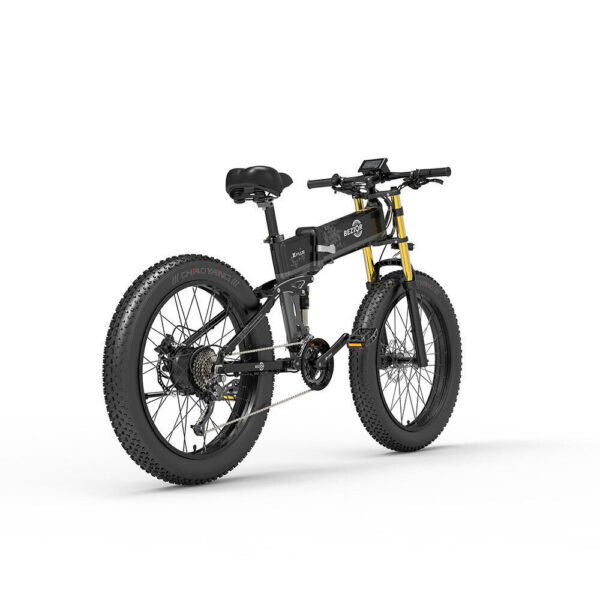 BEZIOR X PLUS E-Bike E-bicycle 1500W Motor 26x4.0  Fat Tire Black Grey - Image 3