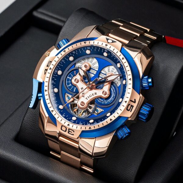 Men's Mechanical Watch Large Dial Waterproof Strong Luminous - Image 6