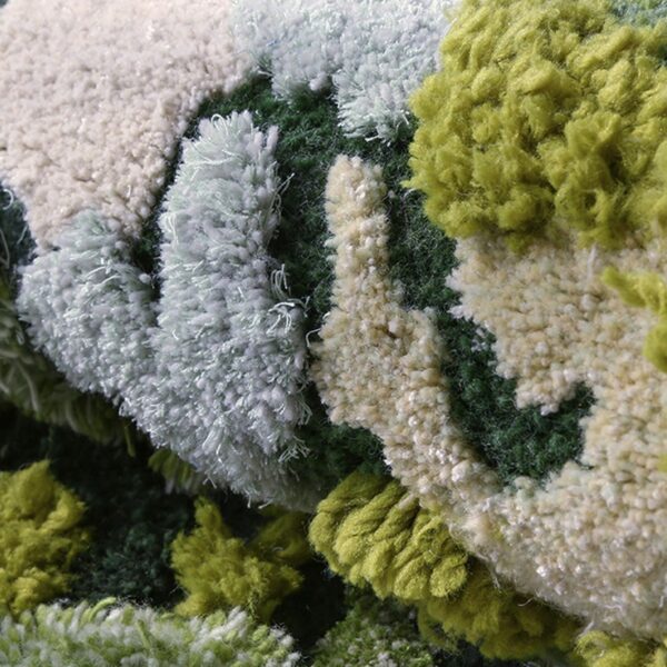 Irregular Rug Handmade Wool Living Room Bedroom Bedside - Image 4