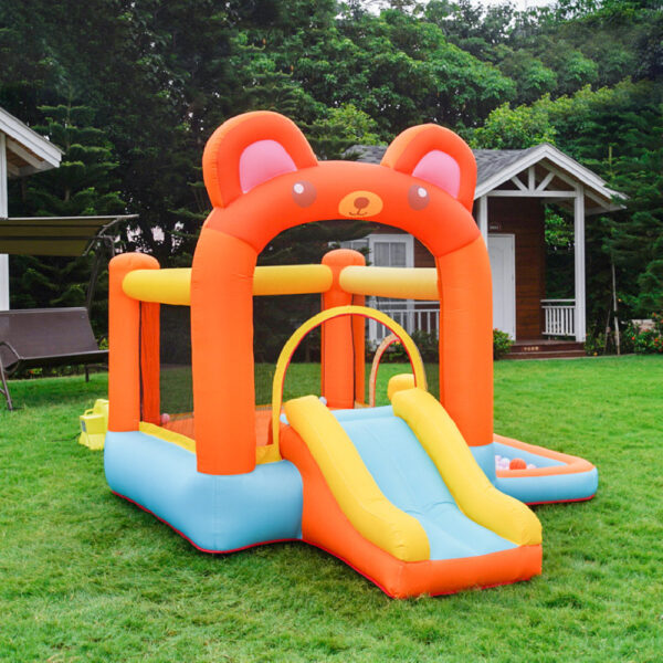 Household Bouncy Castle Bear Theme Model Inflatable Jumping Bed - Image 5