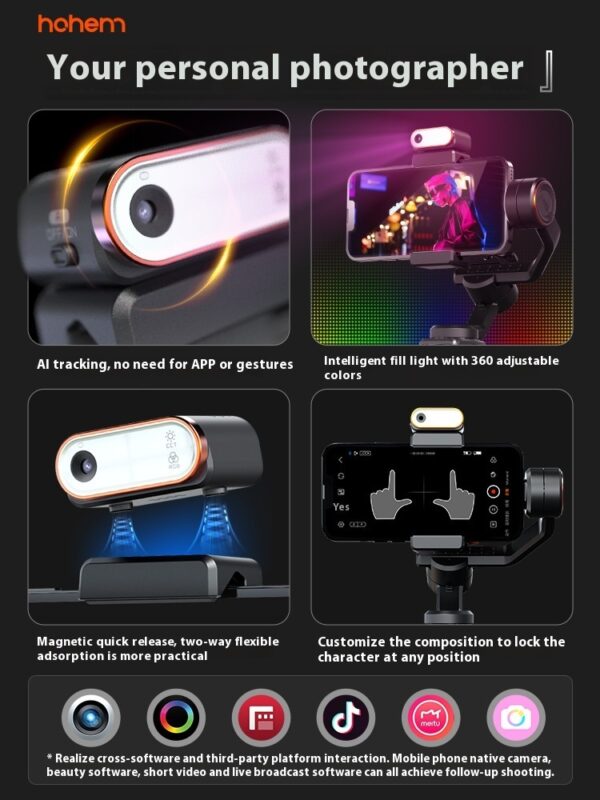 Vast Mobile Phone Stabilizer AI Face Tracking - Image 6