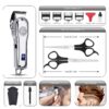 Men Hair Trimmer 3 in 1 IPX7 Waterproof Beard Trimmer Grooming Kit Cordless Hair Clipper for Women & Children LED Display USB Rechargeable Amazon Banned