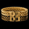 Stainless Steel Bracelet Retro Double Titanium Steel Cuban Link Chain