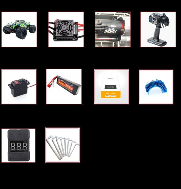Off-road Professional RC High-speed Remote Control Model Car 4WD Brushless Electric Racing Adult - Image 6