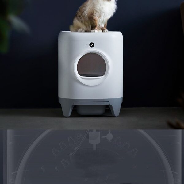 7L Large Capacity Quick Cleaning Smart Toilet APP Remote Control Auto Self-cleaning Automatic Cat Litter Box - Image 4