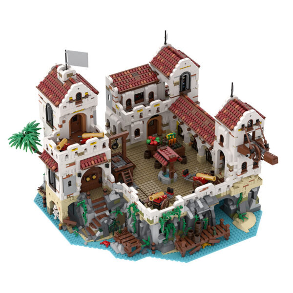 Classic Architectural Series Pirate Building Blocks In Barracuda Bay The Fortress Of High Eldorado - Image 6