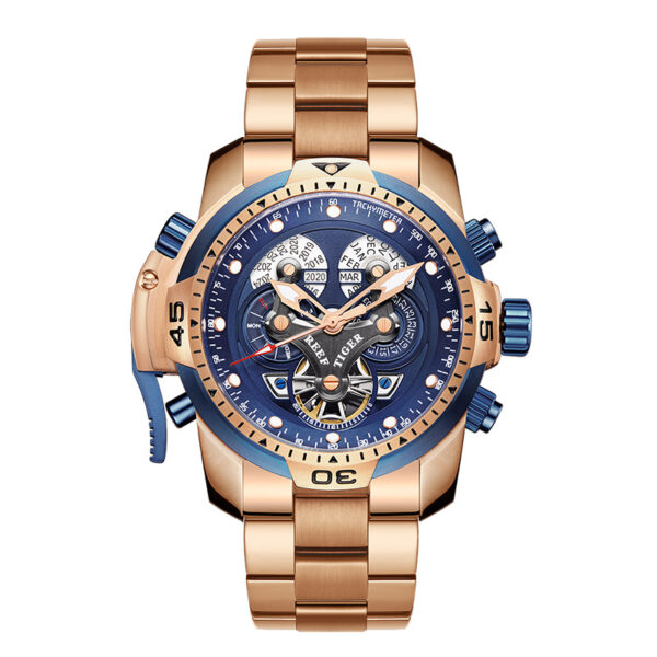 Men's Mechanical Watch Large Dial Waterproof Strong Luminous - Image 3