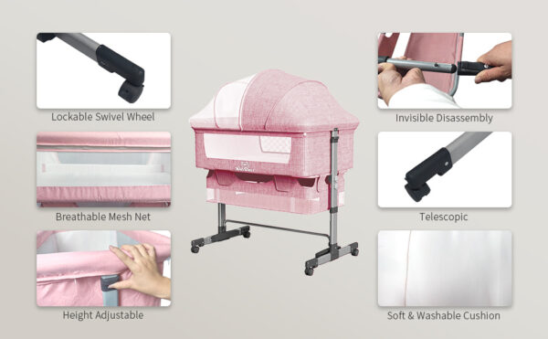 3-in-1 Bedside Crib - Image 3