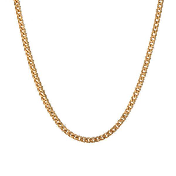 Titanium Steel French Retro Cuban Link Chain Versatile - Image 5