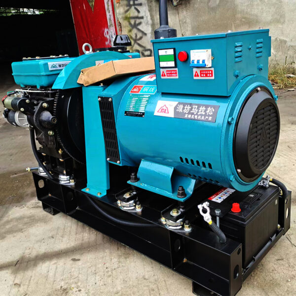 Household Copper-aluminum Single-cylinder Three-phase Direct-connected Generator - Image 5