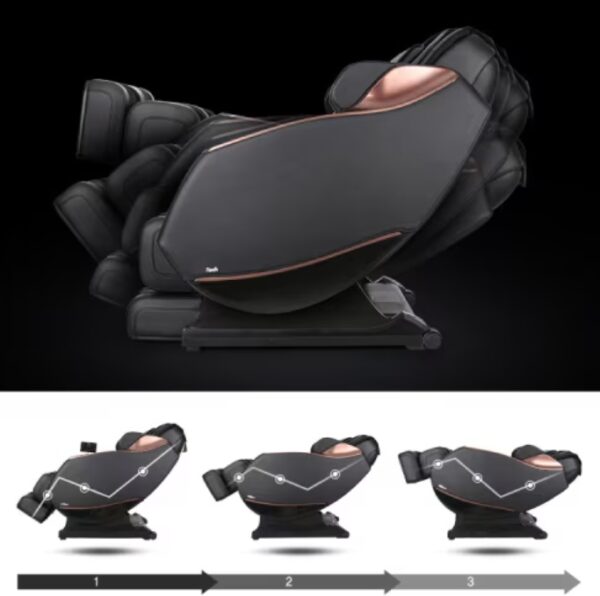 Full Body Zero Gravity Shiatsu Massage Chair SL-Track Recliner With Airbag Speaker LCD Touch Screen Mini Remote Voice Control Back Heat - Image 2
