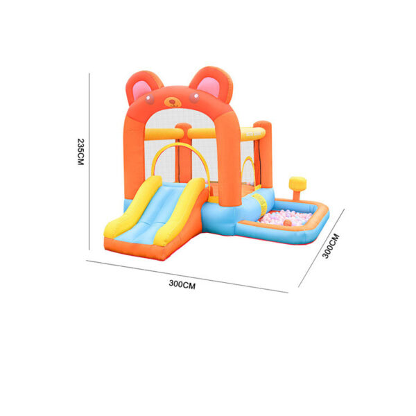 Household Bouncy Castle Bear Theme Model Inflatable Jumping Bed - Image 2